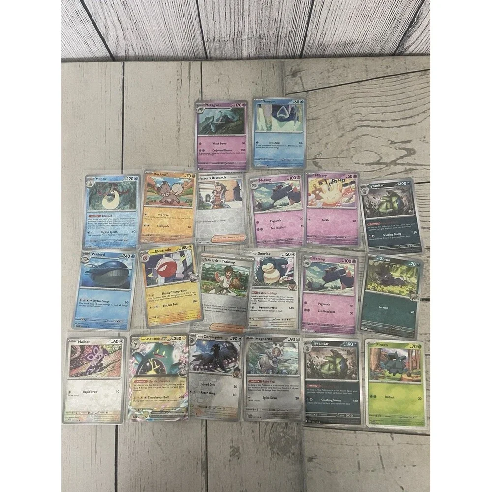 Lot of 20 Pokémon Cards 2025 - Mixed Set, Rare & Common - Near Mint